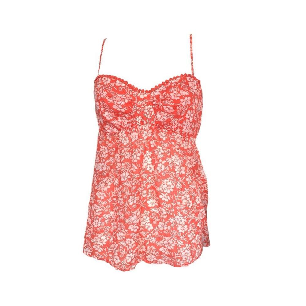 coconut girl floral babydoll cami